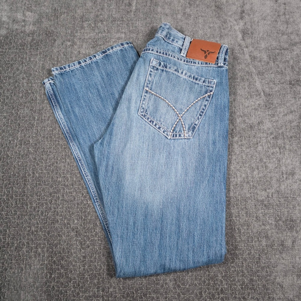 Wrangler 20X Competition Jeans Mens 34x34 Blue Denim Style 42 Vintage Bootcut
